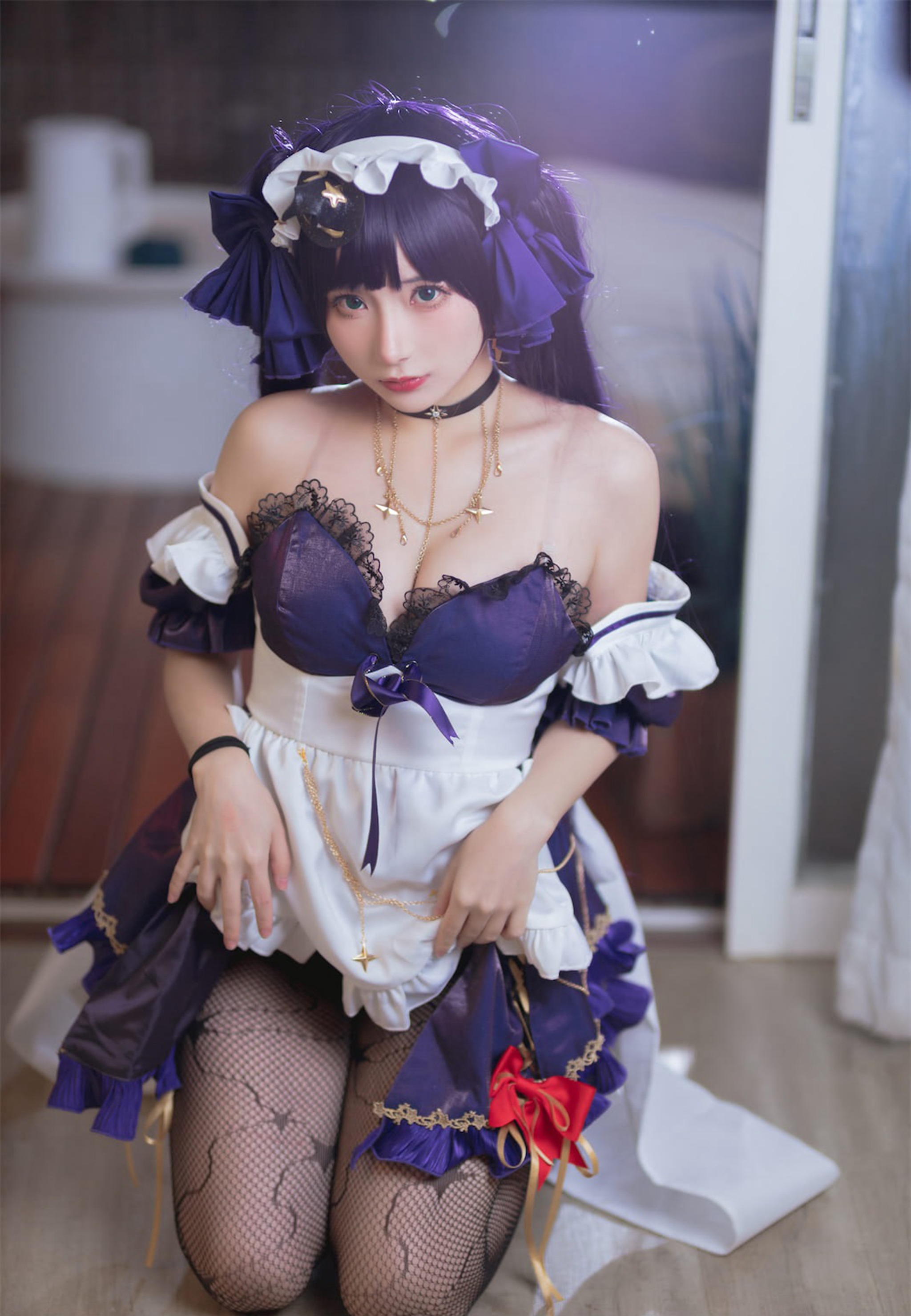 图片[1]-是三不是世w – NO.009 原神-莫娜女仆[55P]-XikXak